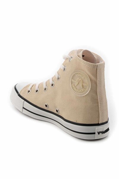 Bambi Beige Linen Women's Casual Shoes K01688010418