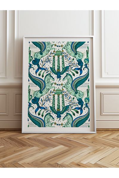 HOMEPACK Single Wooden Framed Painting One Piece Poster Painting Tk/1052