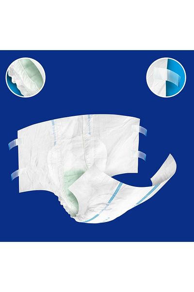 Canped Patient Diapers Adult with Waist Band Polyethylene L-large Size 90 Pieces
