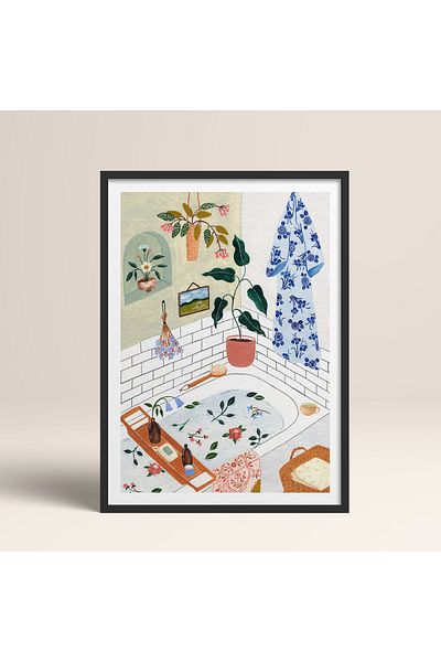 HOMEPACK Pictură cu un singur cadru din lemn Pictură poster dintr-o bucată TK/1063