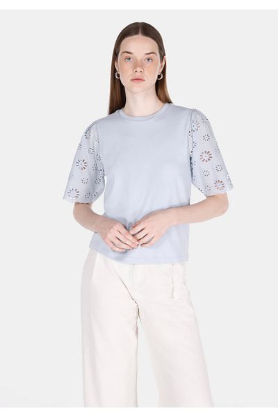 Colin's Regular Fit Women's Blue Short Sleeve T-Shirt