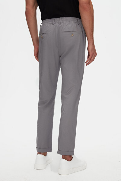 Twn Relaxed Fit Gri İnce Ve Hafif Rpt Jogger Pantolon
