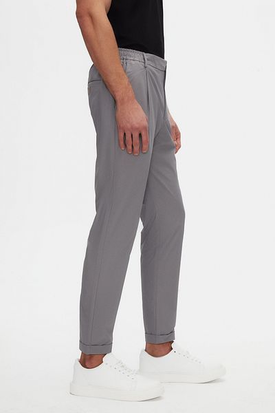 Twn Relaxed Fit Gray Thin and Light Rpt Jogger Pants