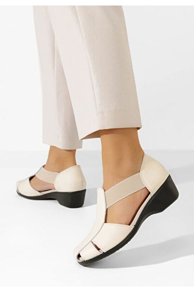 B T Shoes Sandale piele naturala Melona V3 bej