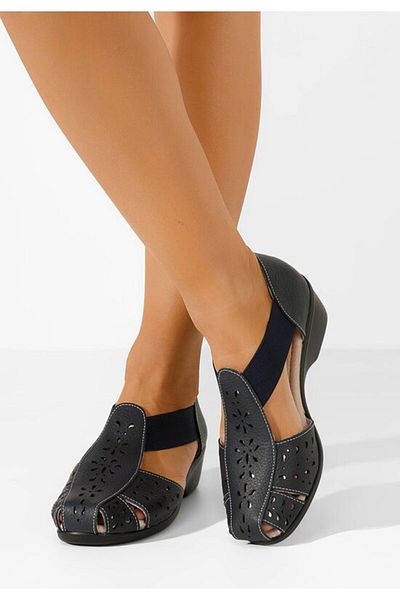 B T Shoes Sandale dama piele Melona navy