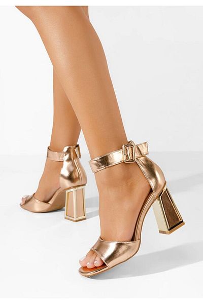 B T Shoes Sandale dama elegante Trisa champagne
