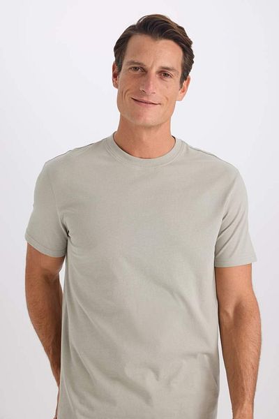 DeFacto Ανδρικό T-shirt V7699az/kh434 Lt.khaki