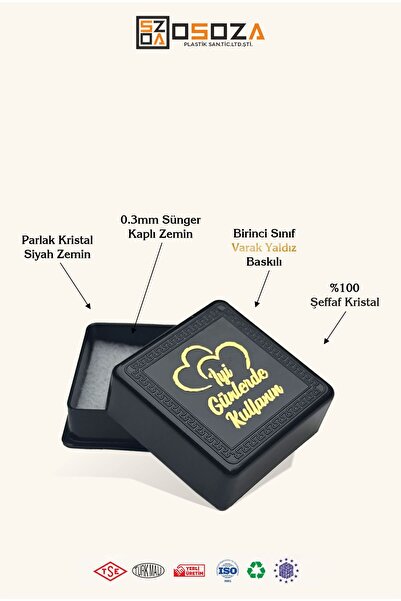 osoza Plastik Ziynet Küçük Altın Kutusu   100'lü Paket