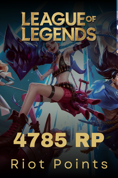 Riot Games League Of Legends 4785 Rp Riot Points