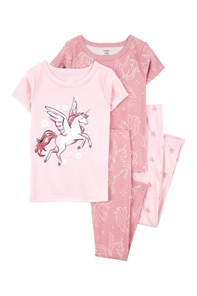 Carter's Kız Çocuk Pijama Set 4'lü Paket