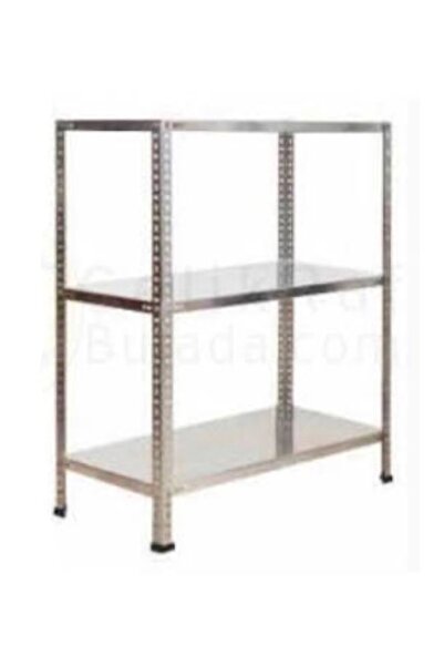 AçıkMağazam Çelikrafburada ® 31x75x100 3 Katlı Galvaniz Raf Çelik Raf Arşiv R...