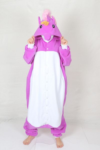 Kadıköy Kostüm Στολή για ενήλικες Purple Kigurumi Unicorn