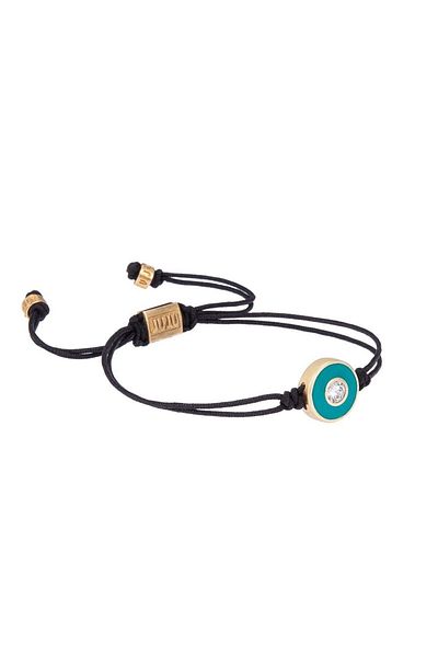 Juju Round Enamel Bracelet with Stones on the Middle