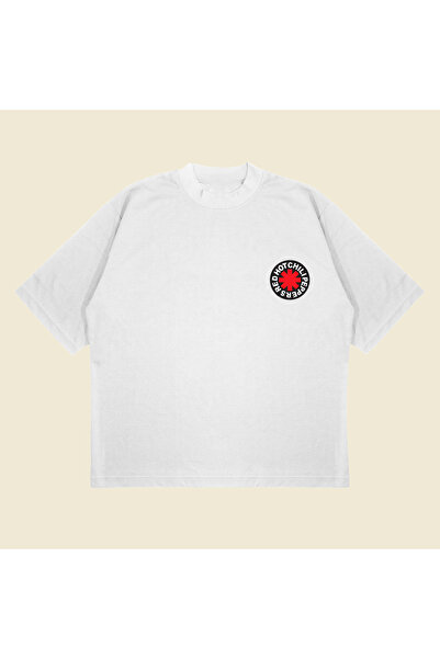 PURE POWER Red Hot Chili Peppers cu imprimeu supradimensionat Bumbac unisex ț...