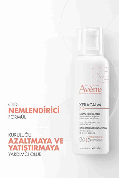 Avene XeraCalm A.D Lipid-Replenishing Creme Atopiye Eğilimli Ciltler için Nemlendirici Krem 400 ml