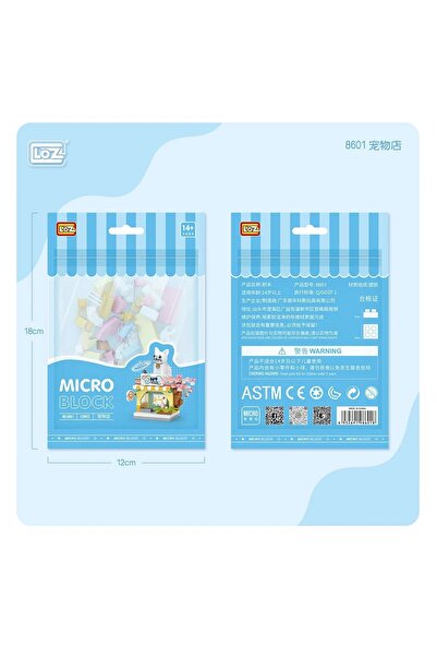 welcomein 120 Pieces Loz Blocks Toy Mini Pet Shop Pet Shop