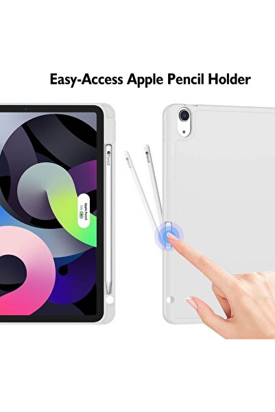 UnDePlus Apple iPad Air 11th M2/M3 4/5nci 10.9 متوافق مع قلم شاحن K Shields