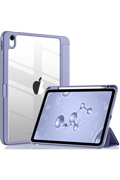 UnDePlus İpad Air 11inç M2/m3 2025-2024 Uyumlu Kılıf Grafiti Şeffaf Kalem Böl...