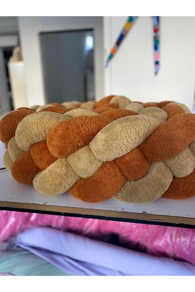 düğüm yastık 600 cm 4 Knit Puffy Knit (Full Circumference of 100X200 cm Beds)
