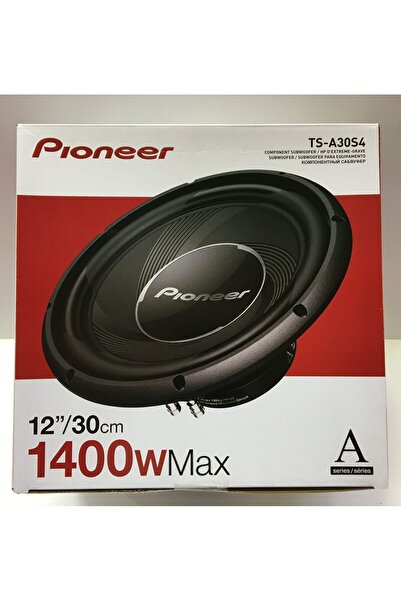 Pioneer TS-A30S4 30 CM 1400 WATT SUBWOOFER BAS + 16 CM 300 WATT MİDRANGE + 3000 WATT 4 KANAL AMFİ KABLO TK.