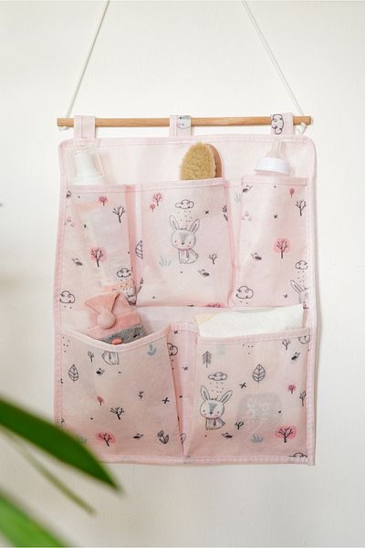 Serstil Organizator de perete cu 2 niveluri din seria Pink Rabbit - 36 x 46 cm