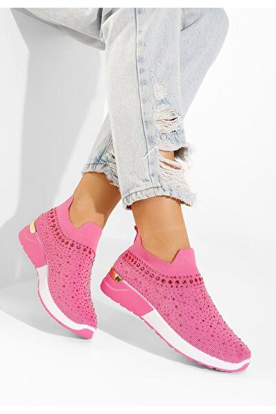 B T Shoes Γυναικεία Σνίκερς Μάρσι Φούξια