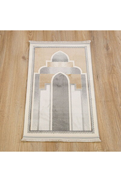 İkranur Πολυτελές βελούδινο χαλί τύπου Acacia Παιδικό χαλάκι προσευχής - Βιζό...