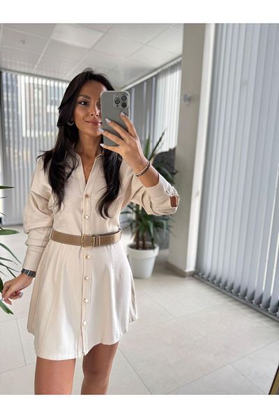 caddstore Fw 0367 Linda Stone Mini πουκάμισο φόρεμα