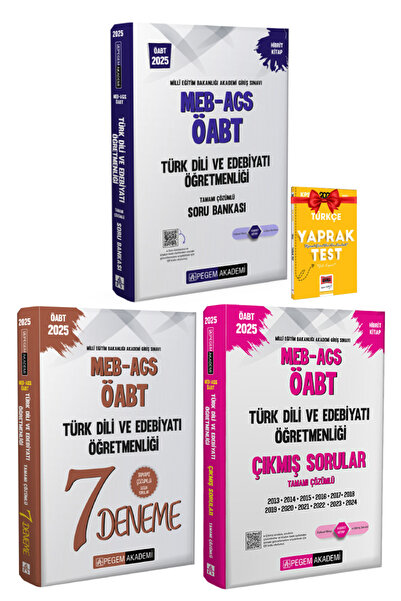 Pegem Akademi Yayıncılık 2026 Pegem AGS ÖABT Türk Dili ve Edebiyatı Öğretmenl...