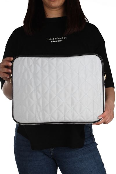 FOCUX Θήκη φορητού υπολογιστή Macbook Air Pro 13/13.3 - Ανθεκτική στο υγρό με καπιτονέ μακρύ λουρί