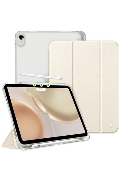 UnDePlus iPad Air 11-Inch M2/M3 2025-2024 Compatible Kilated Flip Cover and Pc Case with Pen Compartment