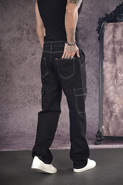 king brich Baggy Fit Pocket Men's Jeans