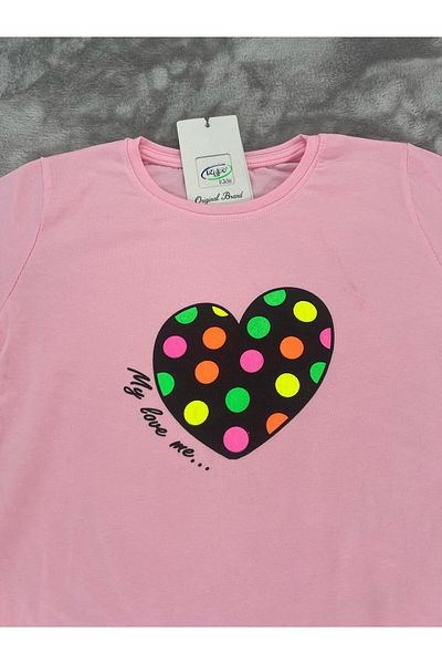 NEWKİDS 8-12 Years Old Printed Tights Girl's Suit