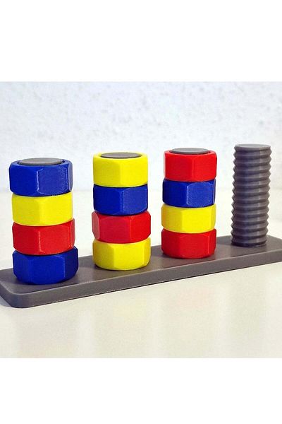3D Brothers Nuts and Bolts Game  Early Skill Development and Creativity for Kids