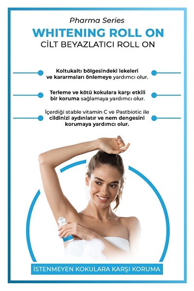 Bebak Koltuk Altı, El, Ayak Terleme , Beyazlatıcı Etkili Roll On 50 ml