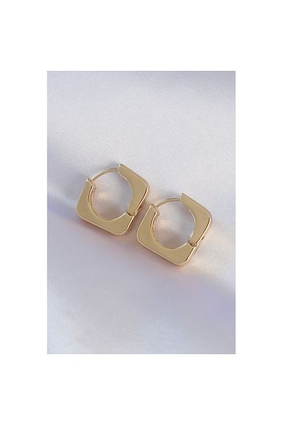 Skygo Brass Gold Color Square Earrings - Tj-Bkp8986