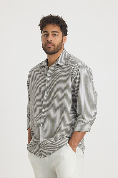 Weyeze Довгорукавна лляна сорочка AF-Y13024LNS