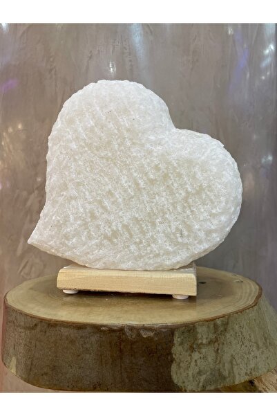 ABACA Işıklı Kalpli Kırmızı Tuz Lambası