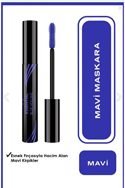Golden Rose Essential Blue Volume Mascara Mavi Maskara 8,5 ml