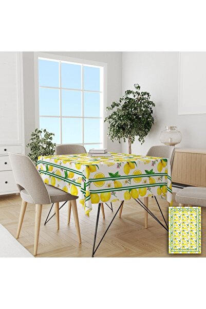 yok yok evim eve dair her şey Zelena prugasta limun uzorkom stolnjak