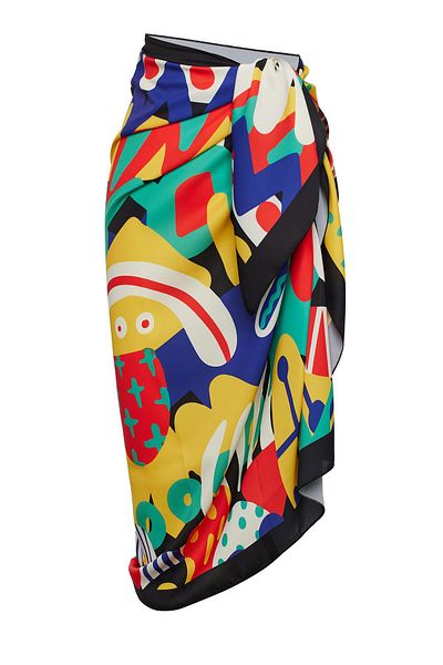 SAILOR moda Η Χαβάη 4 Pareo δεν εμφανίζει το εσωτερικό