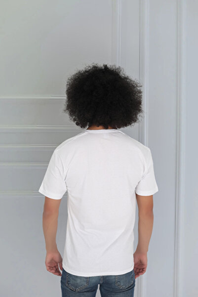 CENNETOĞLU Ανδρικό μπλουζάκι με λαιμόκοψη από βαμβακερό βαμβακερό εσώρουχο