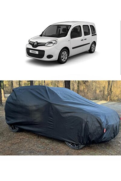 CoverPlus Renault Kangoo Uyumlu Oto Araba Brandası KALIN Oto Dolu Brandası-Siyah