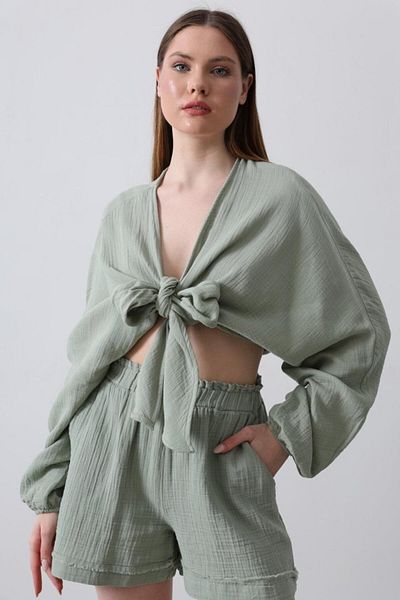 modaserdem Bluz - khaki