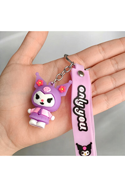 NAS fashion سلسلة مفاتيح وحقيبة كورومي من السيليكون ثلاثية الأبعاد