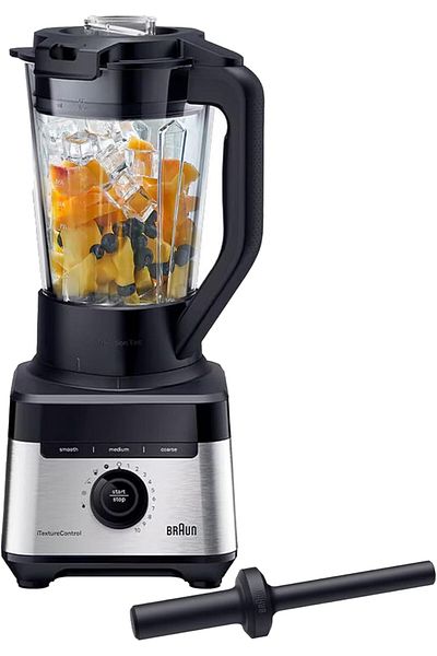 Braun PowerBlend 7 iTexture Control, 9 Food Programs, 1400 Watt Powerful Jug blender