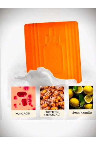 Erke baharat 3 Pieces of Anti-Blemish Kojic Acid Soap with Kojic Acid and Turmeric Effect
