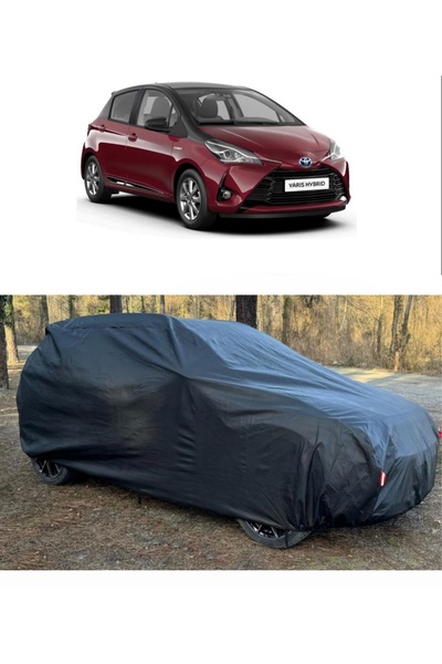 CoverPlus Toyota Yaris Compatible Auto Car Tarpaulin Thick Auto Full Tarpauli...