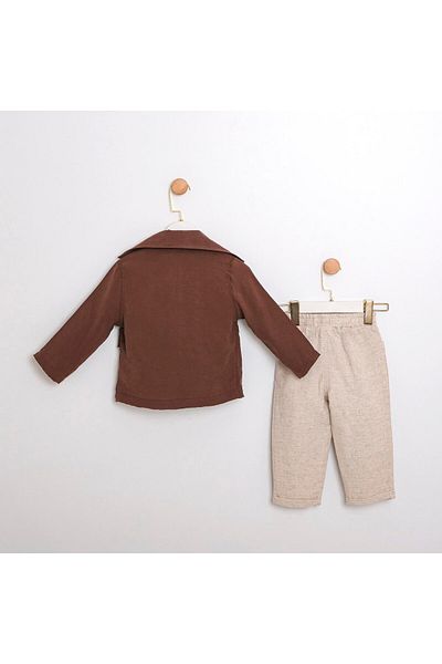 Magu Boys' Jacket, T-Shirt and Pants Set – 3-Piece Set, Casual and Stylish
