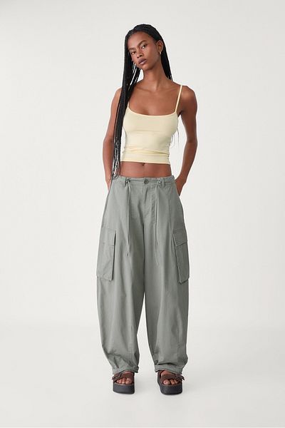 Stradivarius Strappy polyamide top